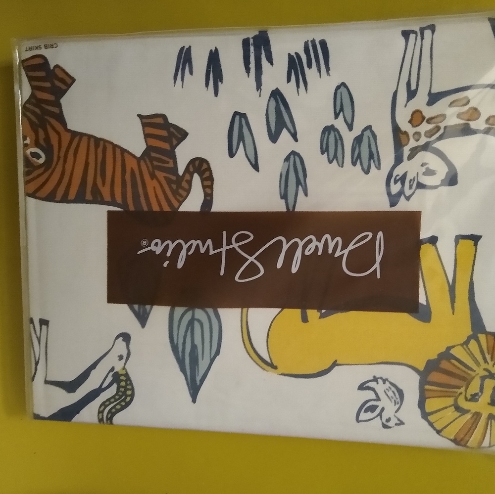Dwellstudio Safari crib skirt